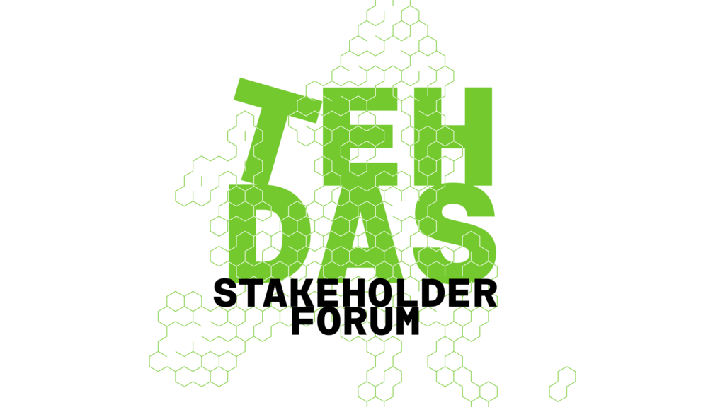 Image of map of Europe and text TEHDAS Stakeholder forum